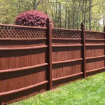 Armstrong Clark Semi-Solid Woodland Brown Fence